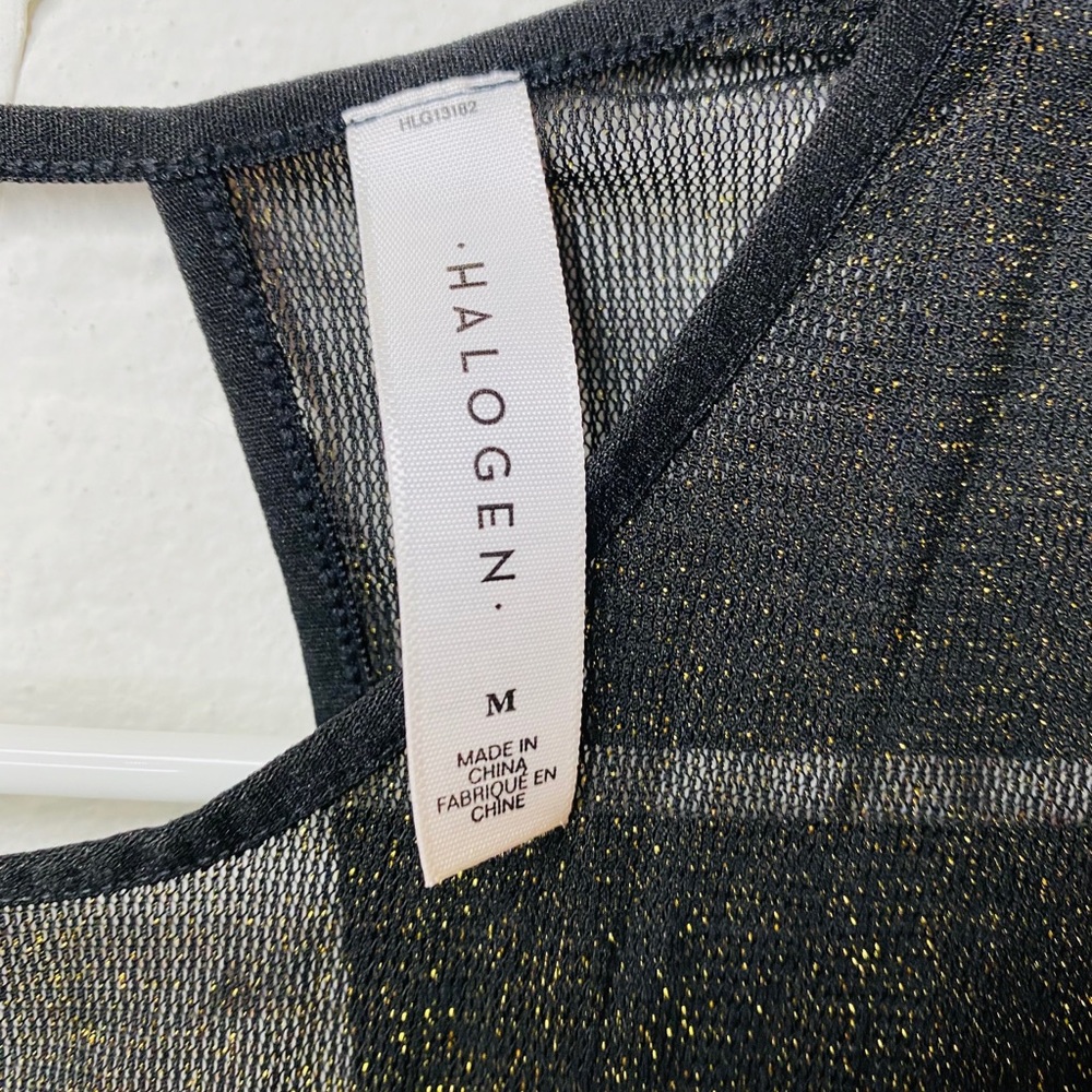 🆕 Halogen Long Sleeve Mesh Bodysuit - Picture 10 of 11